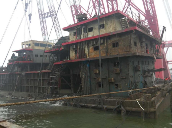 Dongxun 2266 fuel removal and overall salvage